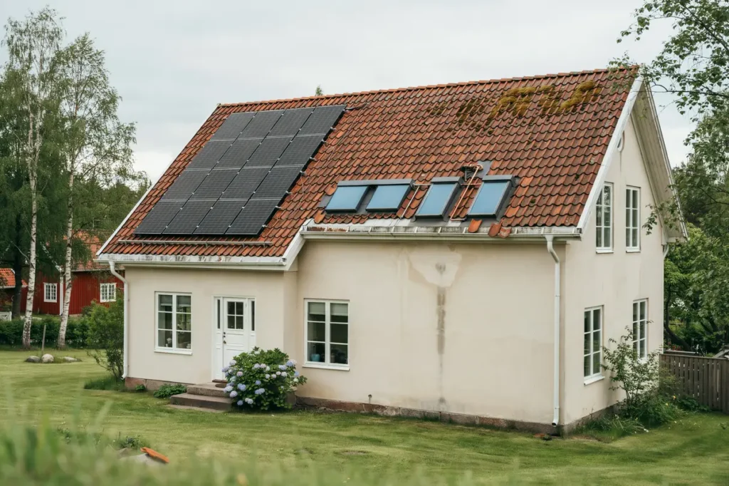 solcellspaneler eller solf ngare vilken l sning passar b st f r ditt hus